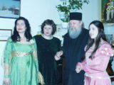 с о.Германом в православном кафе апрель 2005 года